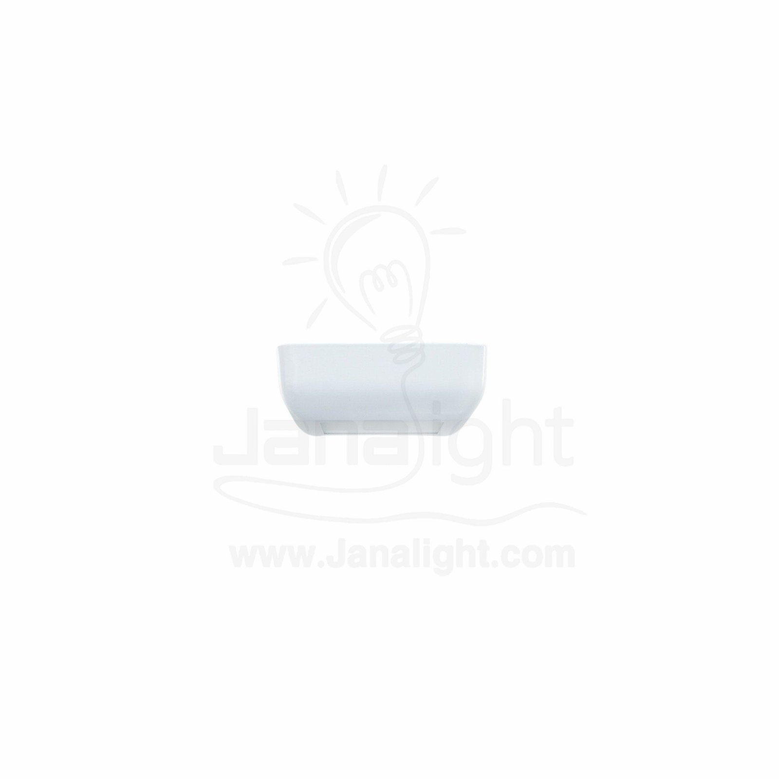 سبوت بانيل لطش 6 وات مربع ابيض panel spotlight 6 watt square white